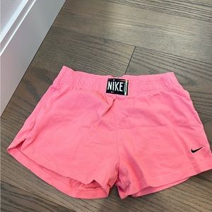 Pink Nike shorts